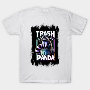 Neon Night Raccoon: The Trash Panda's Glow T-Shirt